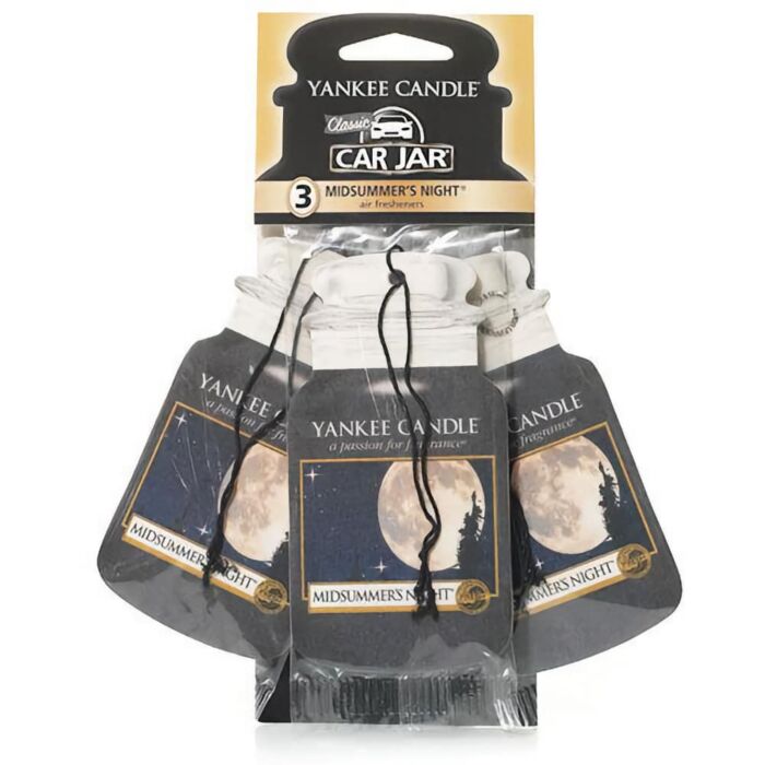 Yankee Candle Midsummers Night Car Jar (3-Pack)